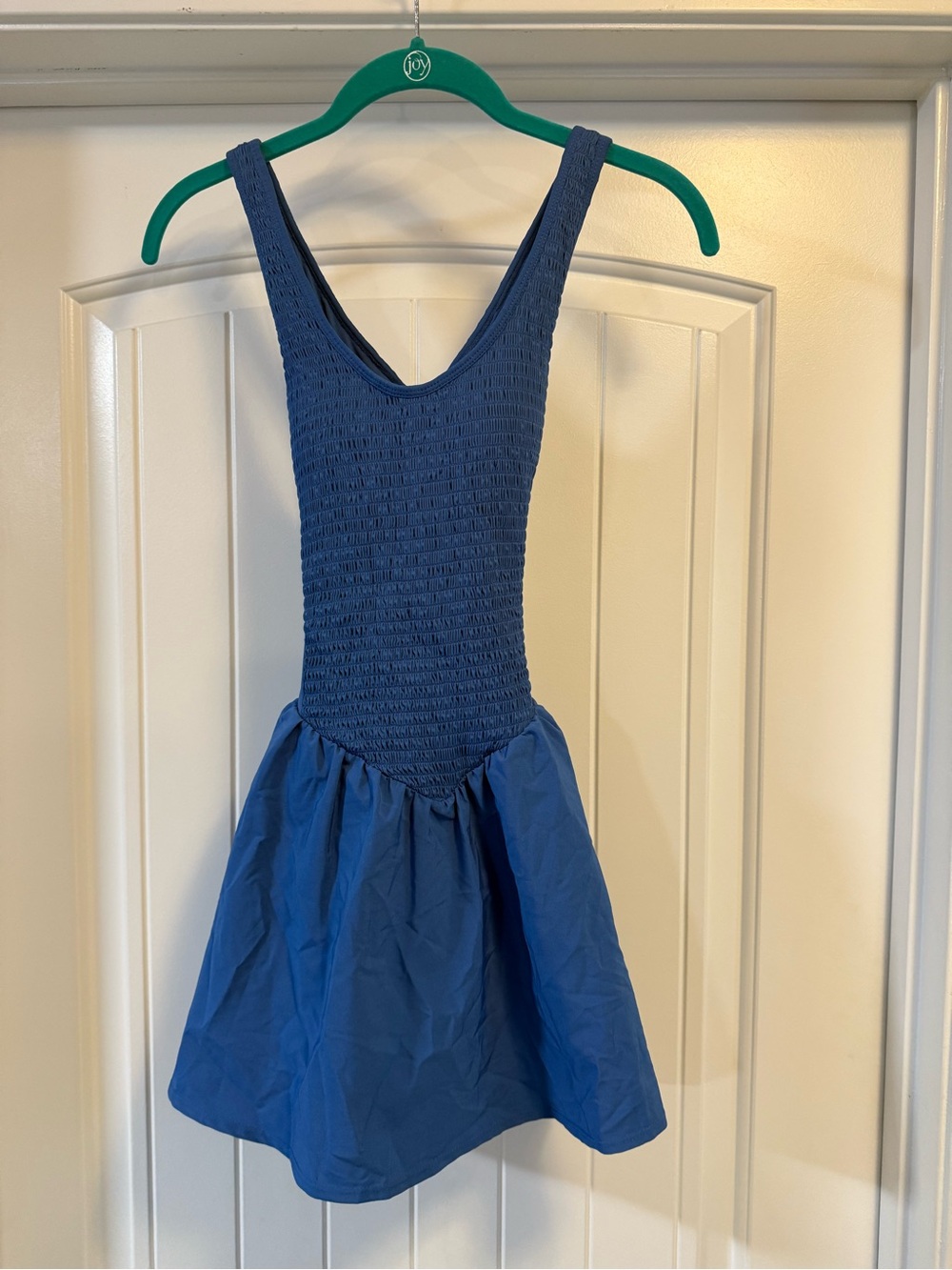 JoyLab Navy Blue Smocked Athletic Dress